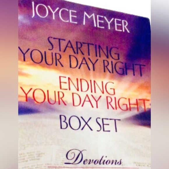 Starting Ending Your Day Right Audiobook CDs Joyce Meyer Devotions Religion - Picture 1 of 3